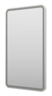 Зеркало с подсветкой Misty 3 Неон 50см с сенсором на корпусе белый